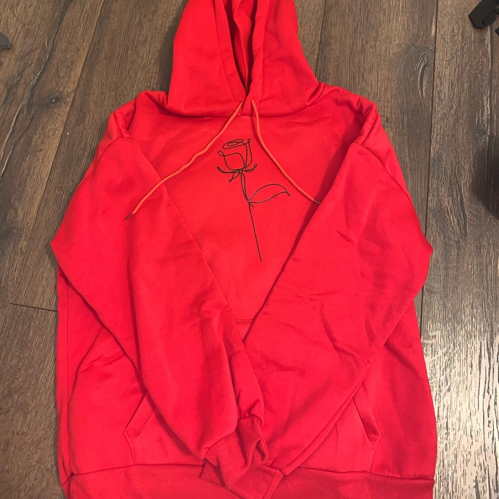 Red Rose Hoodie
